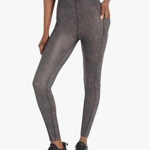 Nic+Zoe Women's Gray High-Waisted Leggings XXL